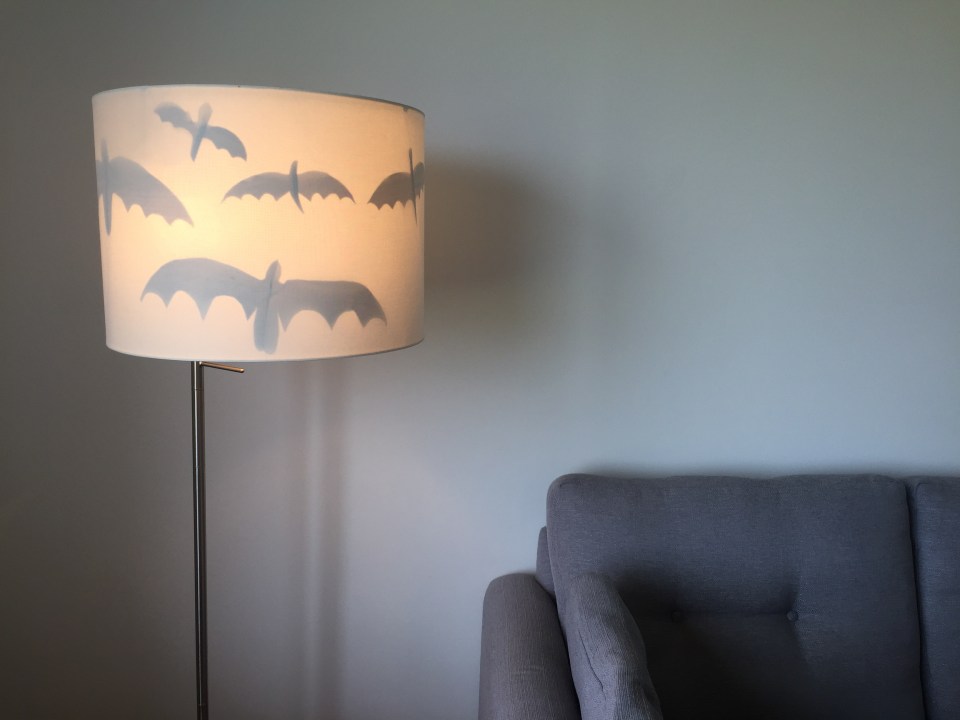  This bat lamp only takes three minutes to make