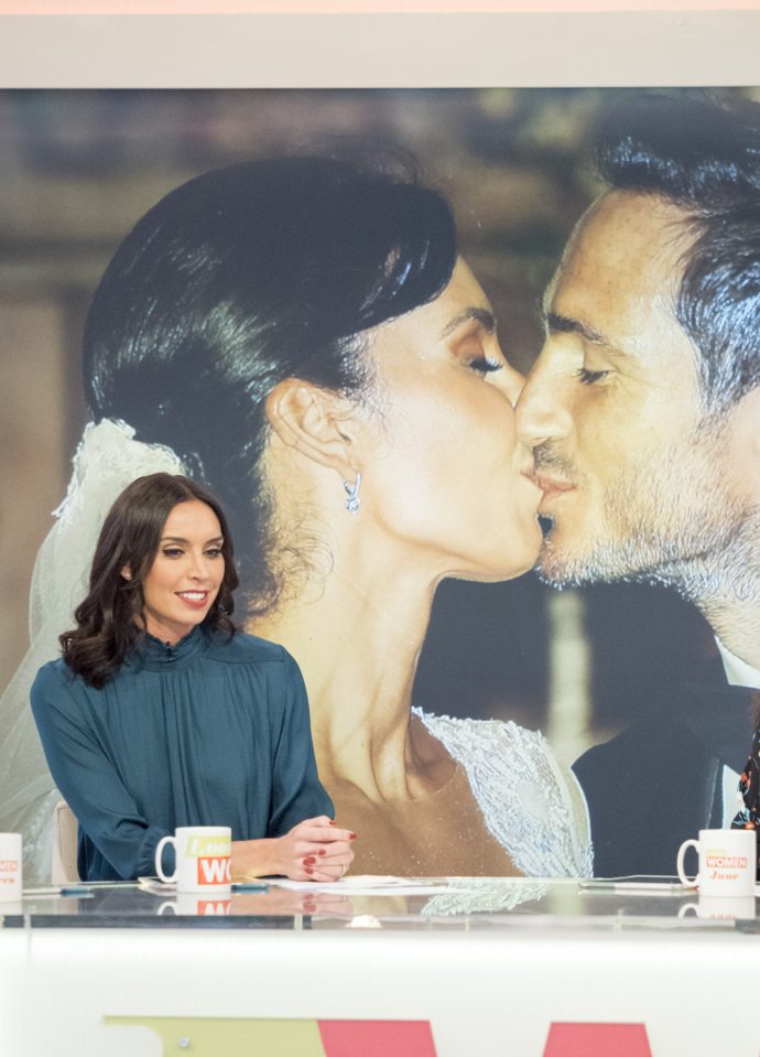  Christine Bleakley has revealed her husband Frank Lampard think their New York apartment is haunted