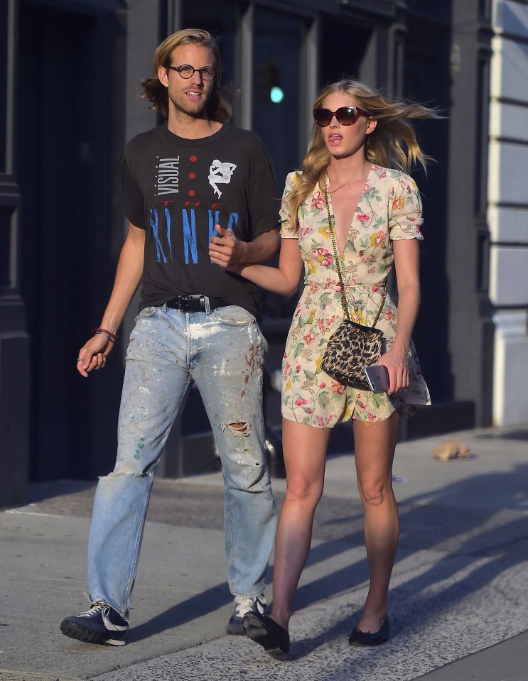  Elsa steps out with her boyfriend Tom Daly