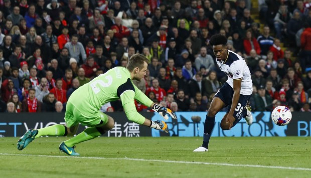 Shayon Harrison made his Tottenham senior debut against Liverpool in the EFL Cup in midweek