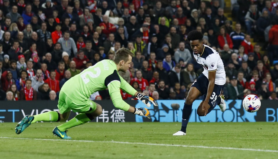  Shayon Harrison made his Tottenham senior debut against Liverpool in the EFL Cup in midweek