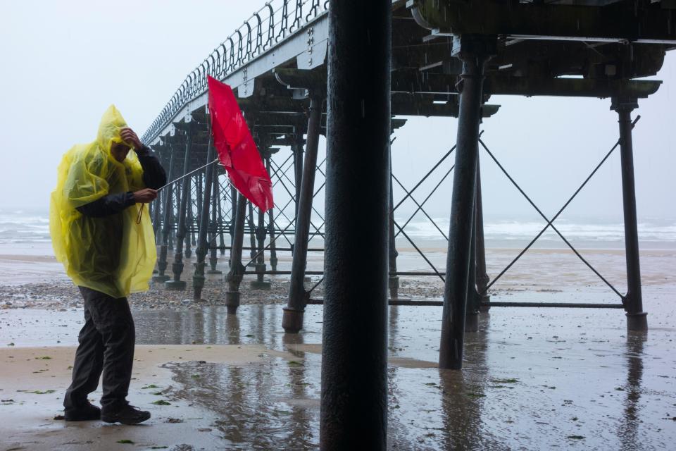  Wet weather on the way ... Met Office announces the start of winter as the watch for Storm Angus begins