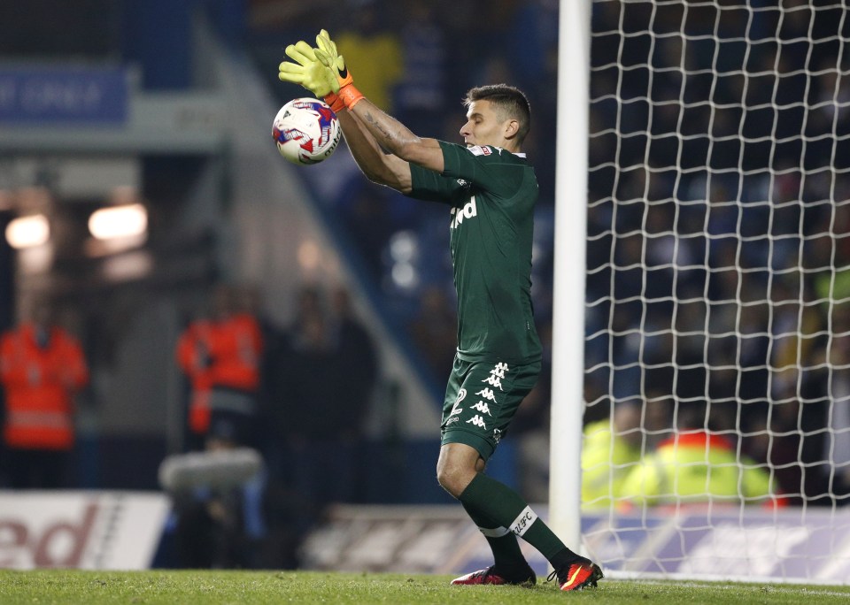  Silvestri has lost his place in the Leeds team to Rob Green this season, but shone in the EFL Cup triumph