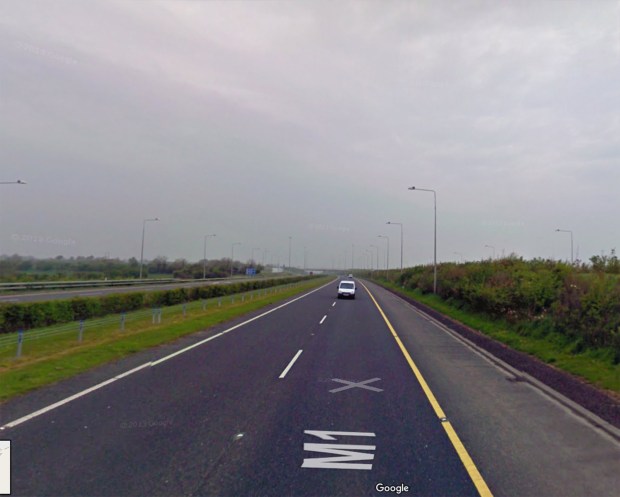 Gardai are investigating the kidnapping that saw a man in his 40s rammed into on the M1 in Ardee (stock image)