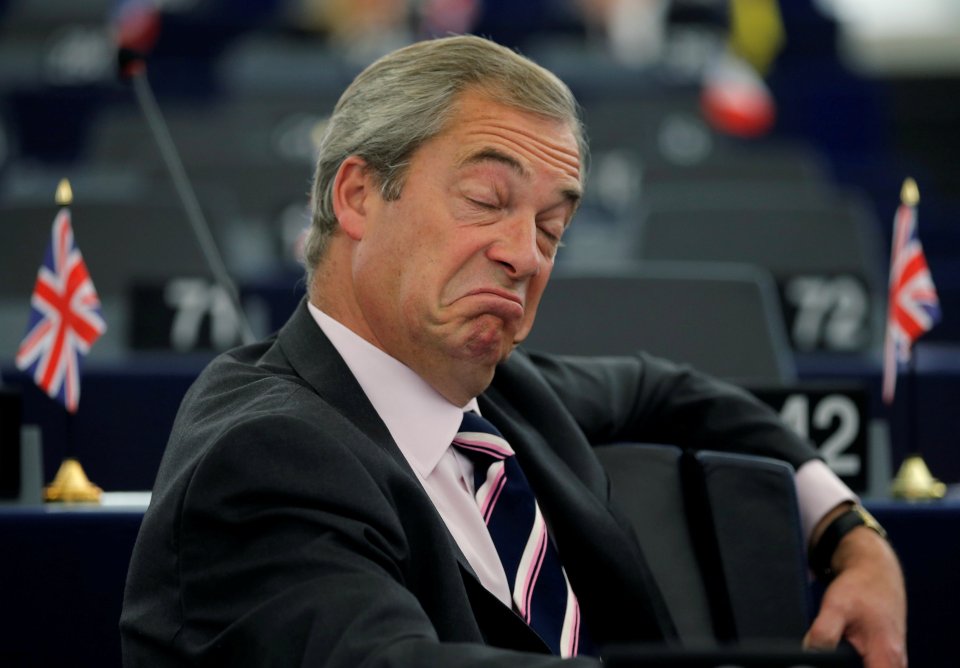  Nigel Farage said he was angry the matter was being referred to French police today