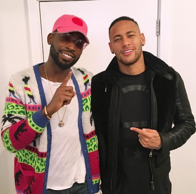  Neymar even found time to meet Tinie Tempah