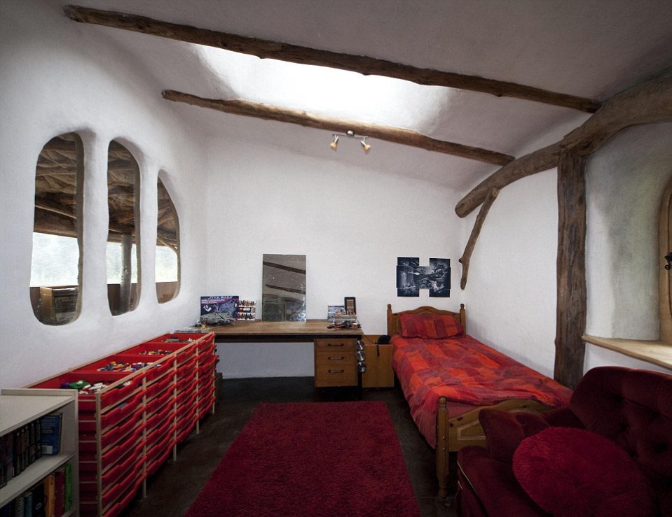  Their son's bedroom in the snug and eco friendly house