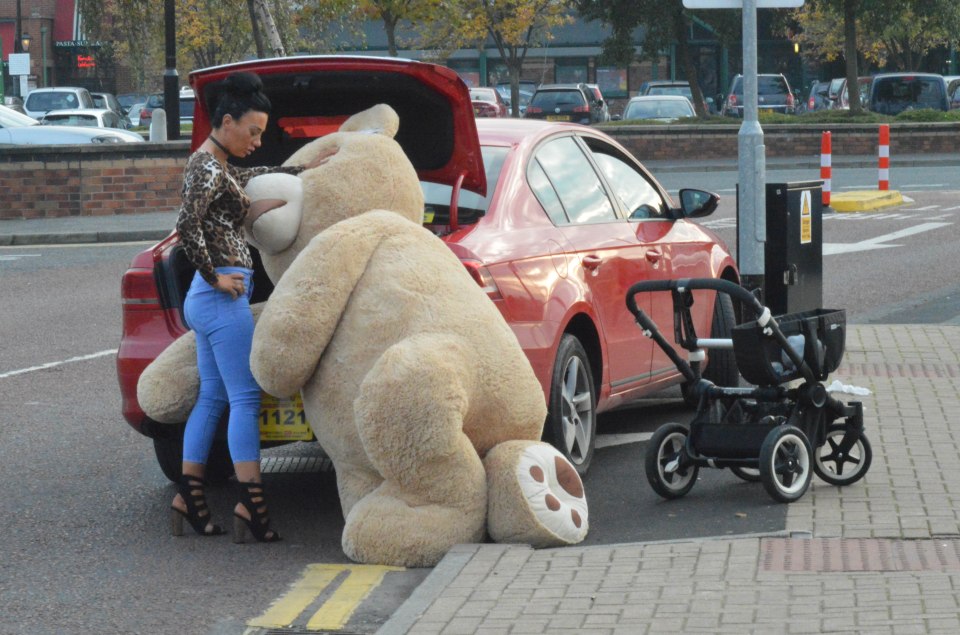  Josie eventually managed to get the bear in the boot of the car