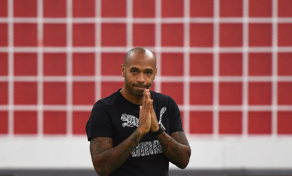  Thierry Henry has backed his old side