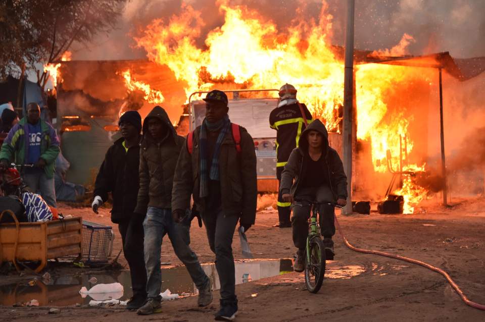  The young Ethiopian woman was attacked during the demolition of the notorious camp, French authorities confirmed