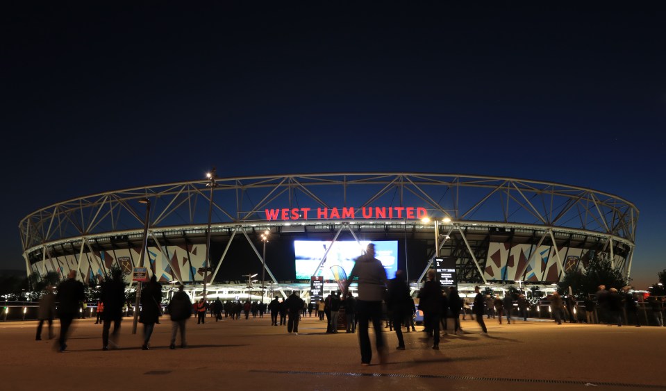  The London Stadium looked brilliant under the lights