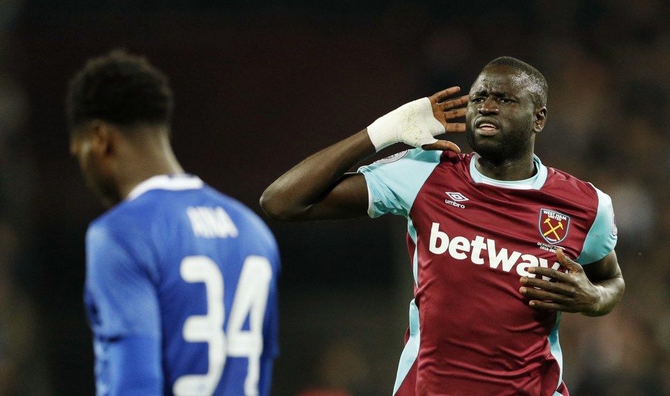  Kouyate was able to hear the West Ham fans in full voice