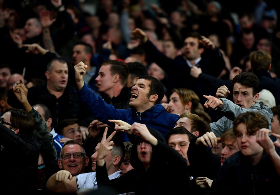 Apparently not even a ban on booze could prevent the stadium erupting into violence