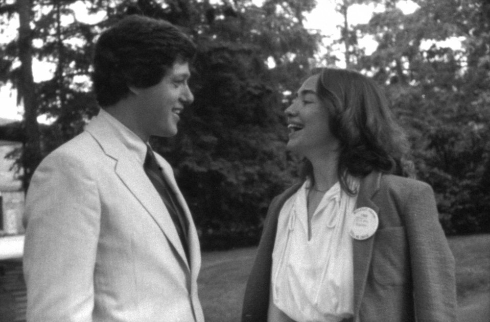  Bill and Hillary Clinton pictured together in 1969 at Wellesley College