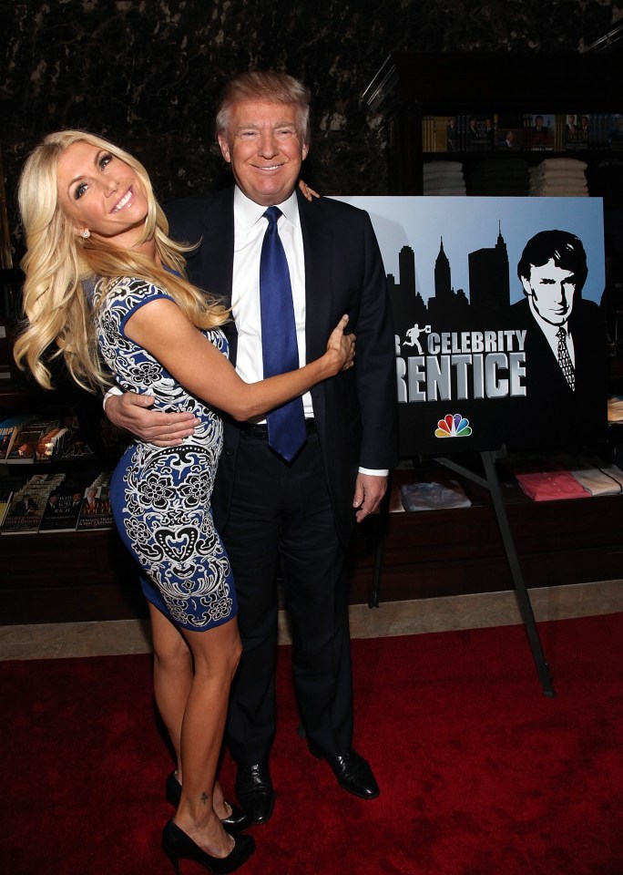  Trump pictured with contestant Brande Roderick in 2013