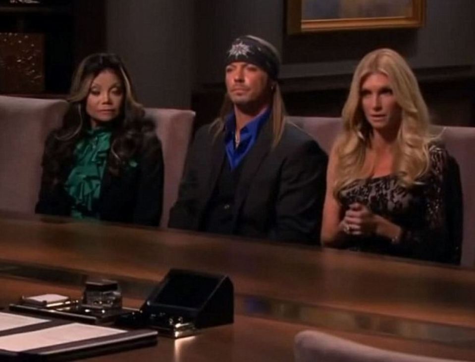  Roderick pictured with other contestants during the now-infamous boardroom scene