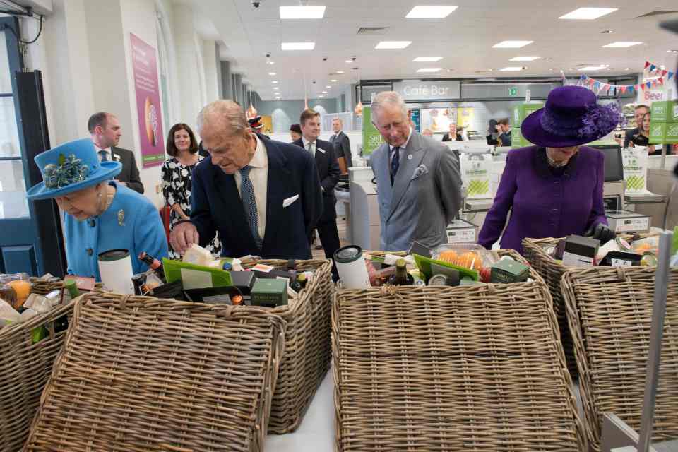  Each had a hamper full of items to take back with them