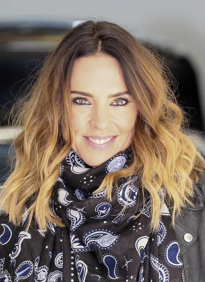  Mel C as she left the ITV studios after appearing on This Morning