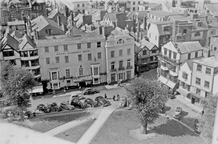 The Royal Clarence Hotel has stood on the same spot for almost 300 years