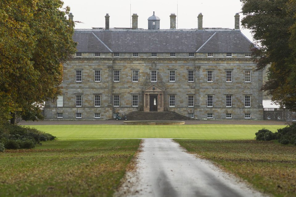  He has rented the whole of Kinross House for during his stay in Scotland