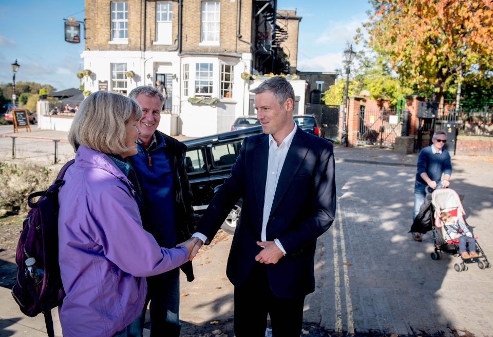  Zac Goldsmith is on the campaign trail, standing as an independent candidate in the Richmond Park by-election