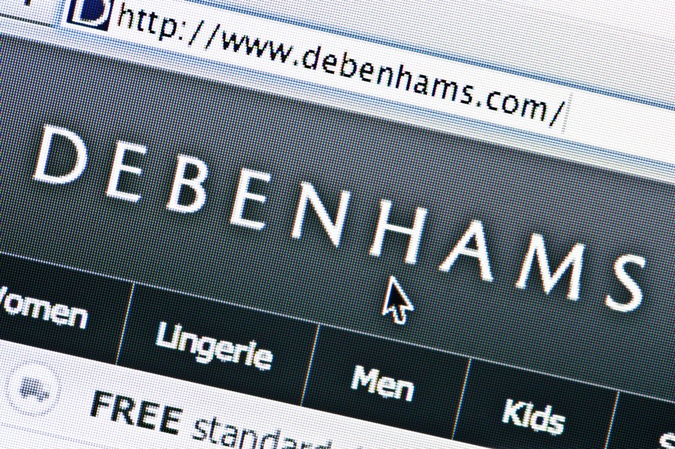 Shoppers are racing to Debenhams.com to snap up discounted wedding dresses