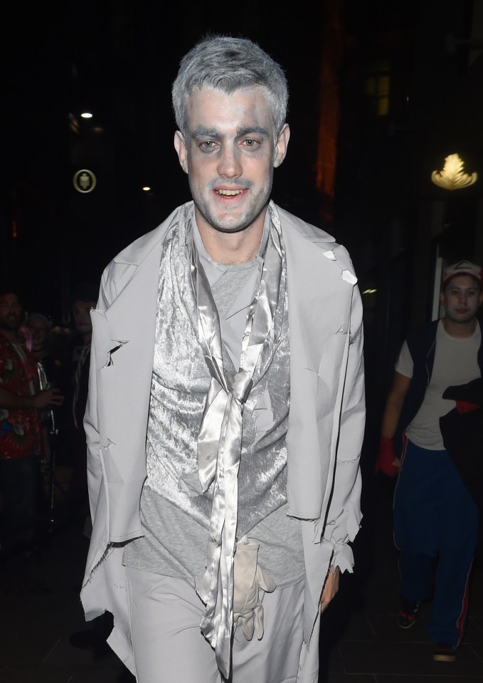  Jack Whitehall got into the Halloween spirit and dressed up as a ghost