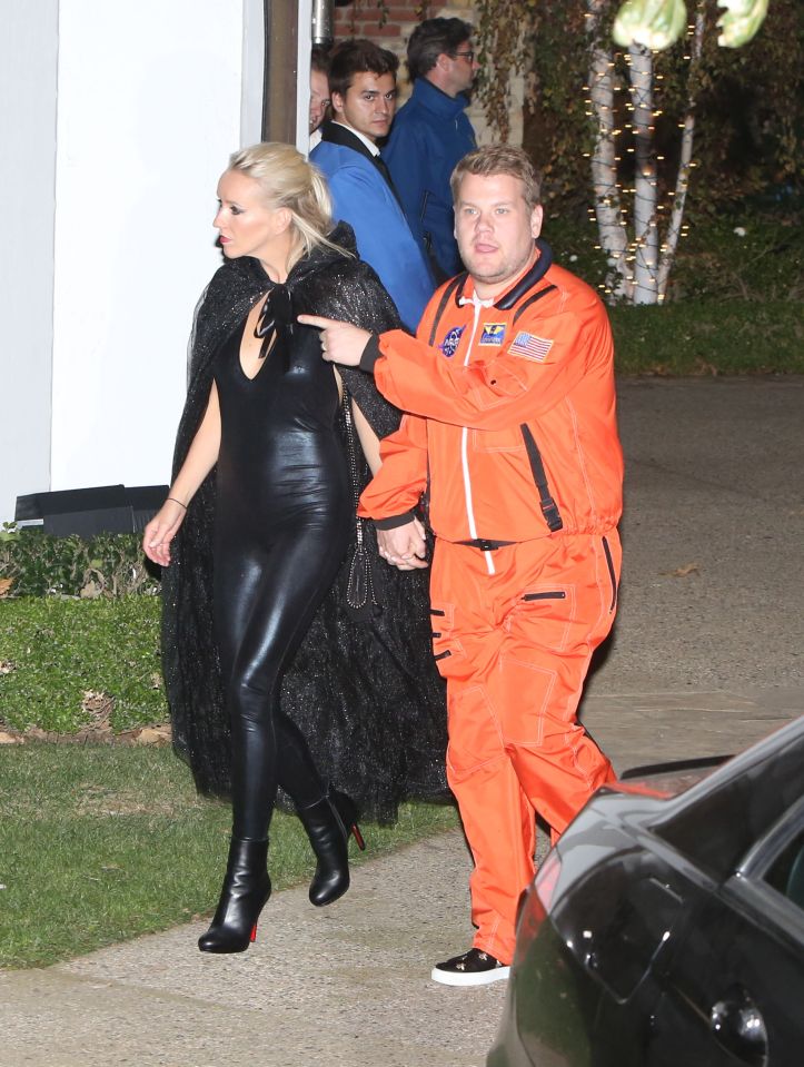  James Corden was also there with his wife