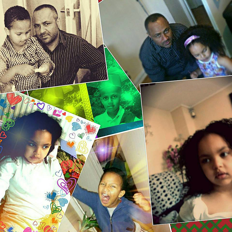  Pictures of the tragic siblings with their father who remains in a critical condition