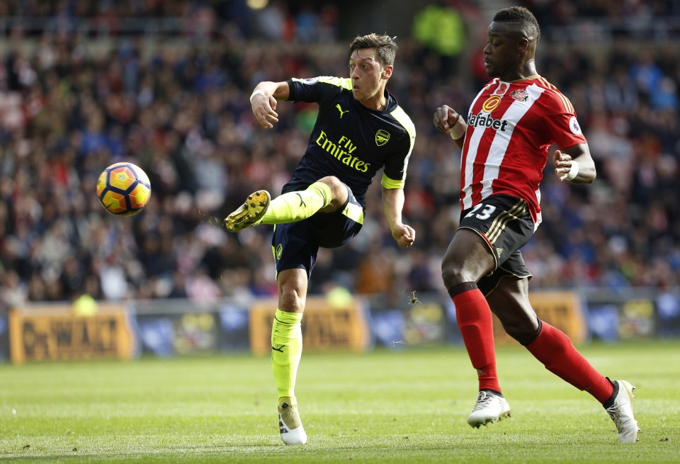  Mesut Ozil looked his silky best at Sunderland