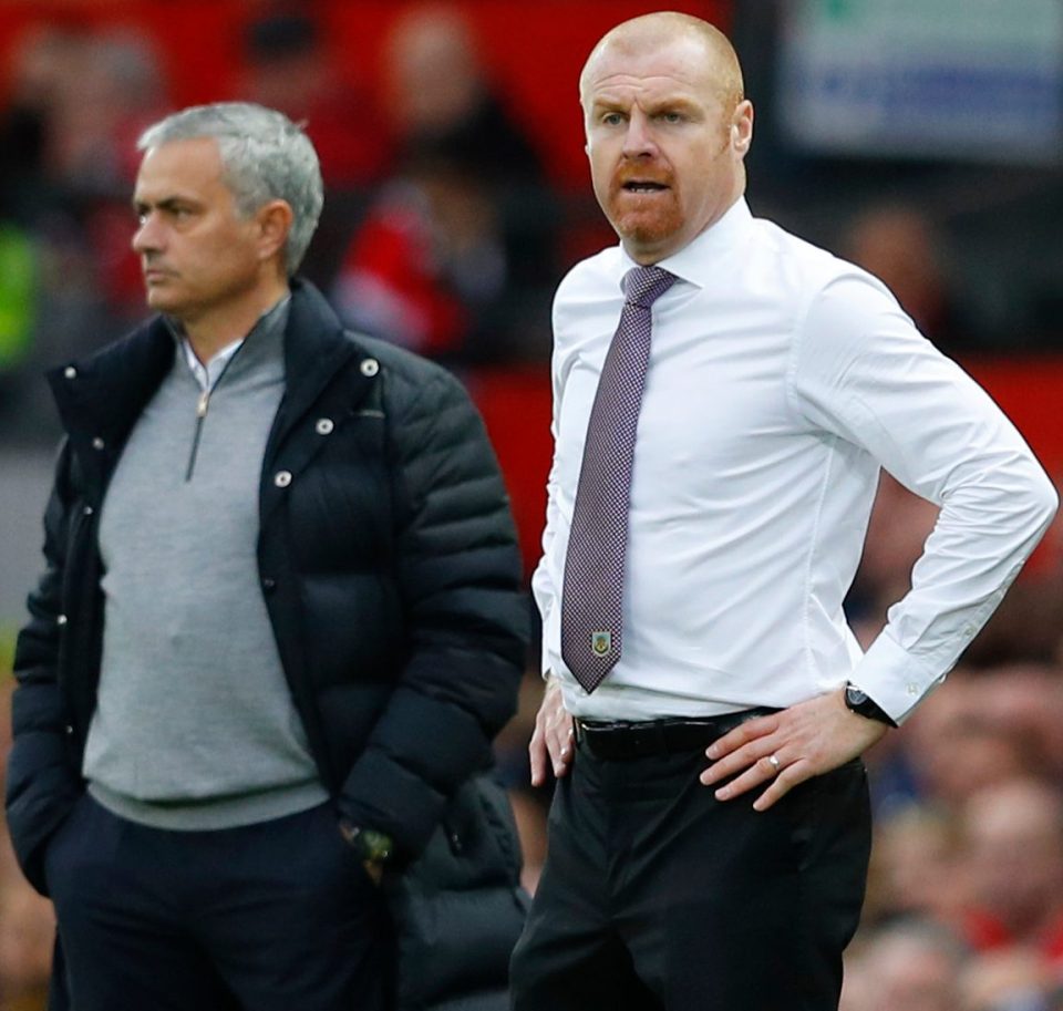  It was certainly a day of contrasting fortunes for Mourinho and Burnley manager Sean Dyche