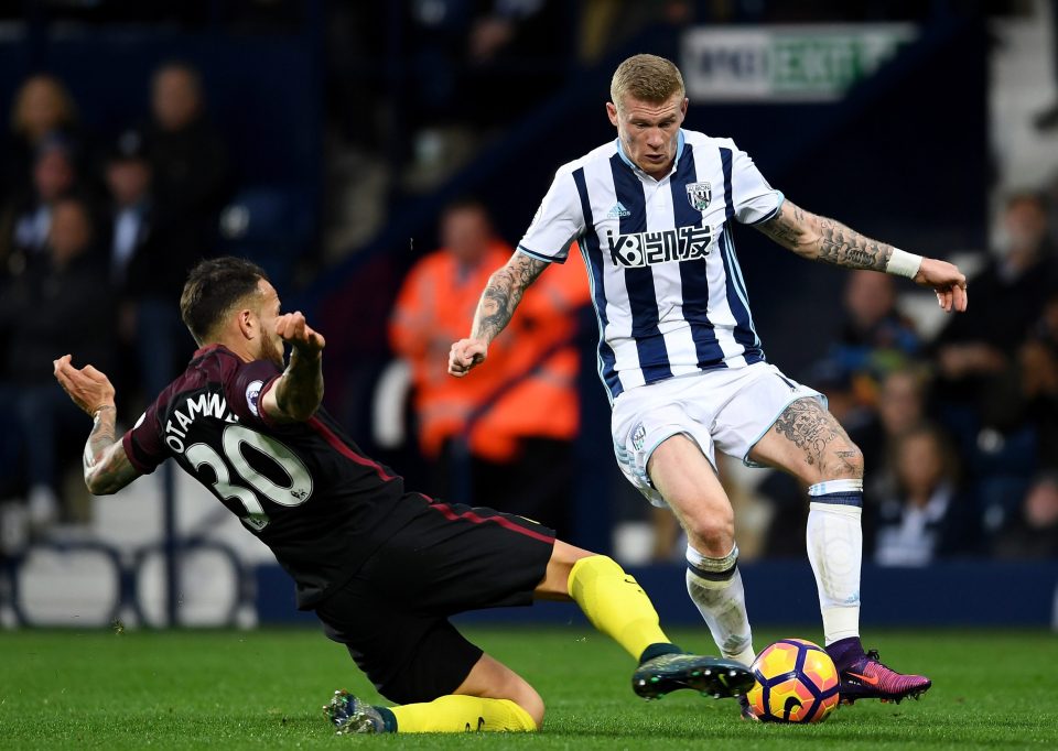  West Brom midfielder James McClean refused to wear a poppy