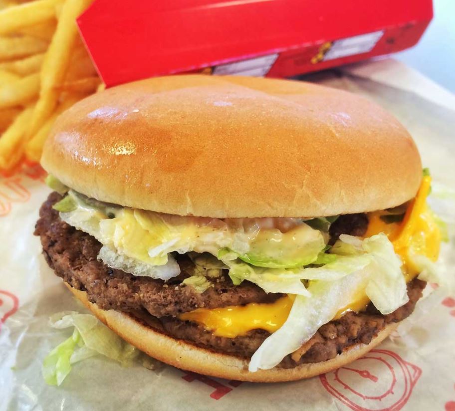  The poor man's Big Mac - with a double cheeseburger that costs £1.49