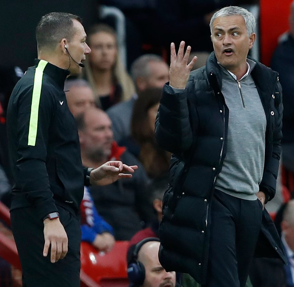  Mourinho had trouble getting anyone to see his point of view