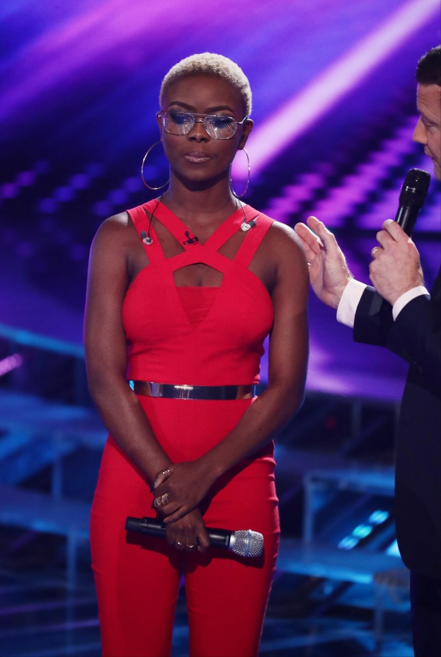  Gifty Louise lost her place on the X Factor over the weekend