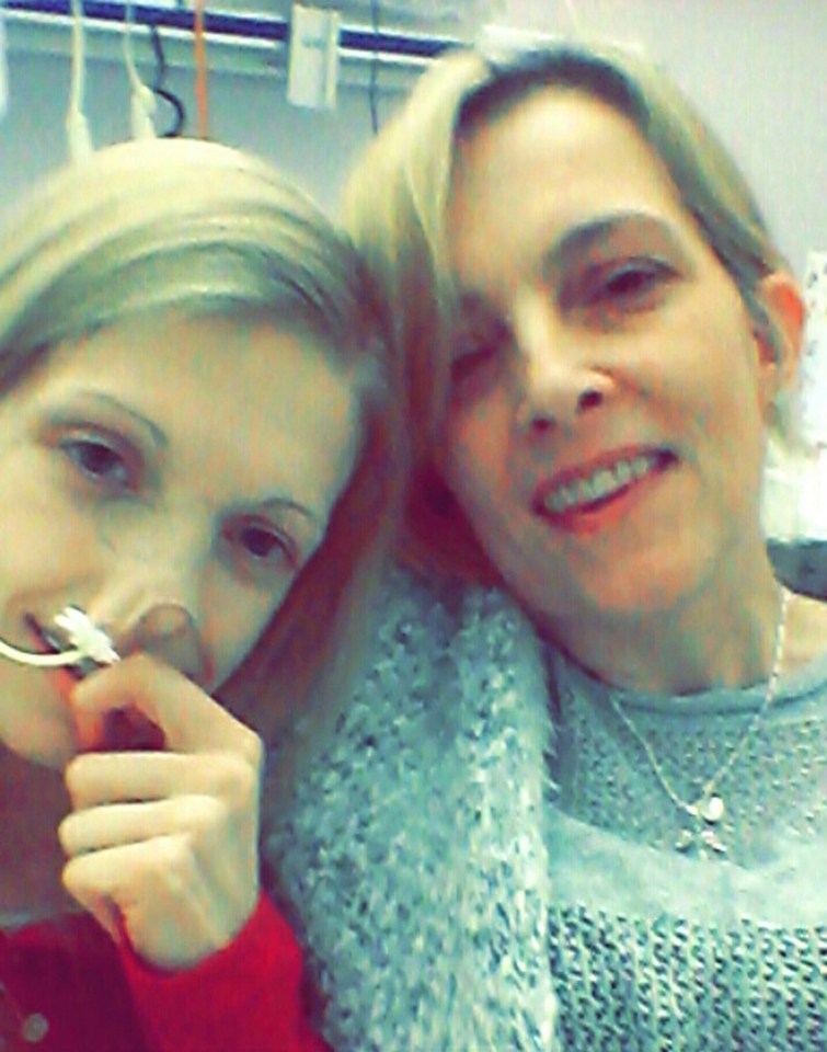  Jodie-Leigh, pictured with her mum, had to be force fed through a tube in February 2015