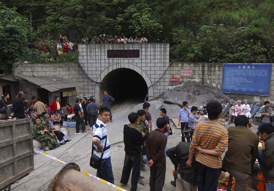  33 people are missing or trapped after an explosion at a mine in China