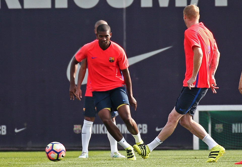  Marlon has been in and around the first team squad at Barcelona lately