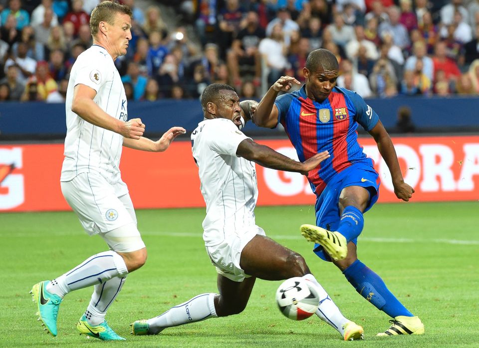  Marlon was in Barcelona's match-day squad for the La Liga clash with Granada