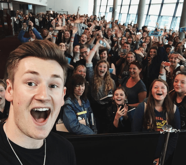  The YouTuber was overwhelmed during his book tour earlier this year