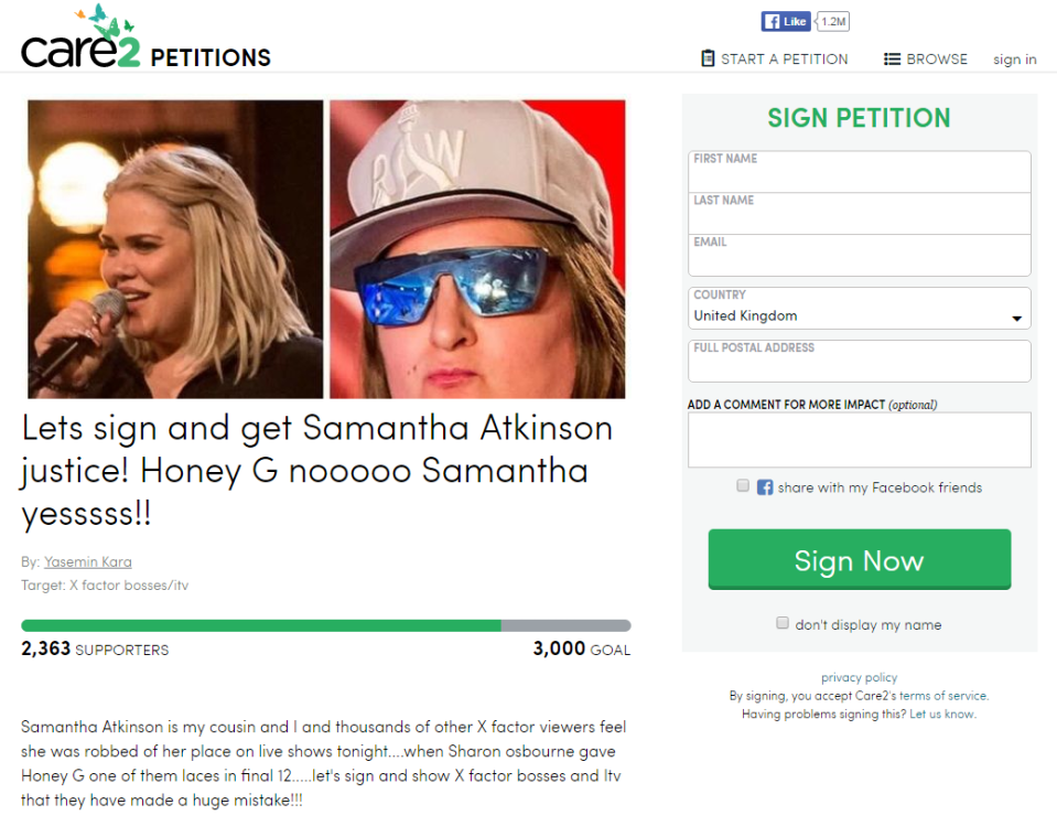 Thousands have already supported the petition online 