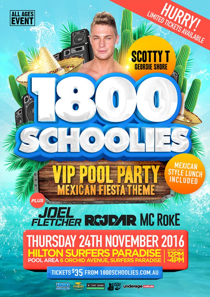  Scotty will be hosting a series of parties in Australia while his co-stars film the new series