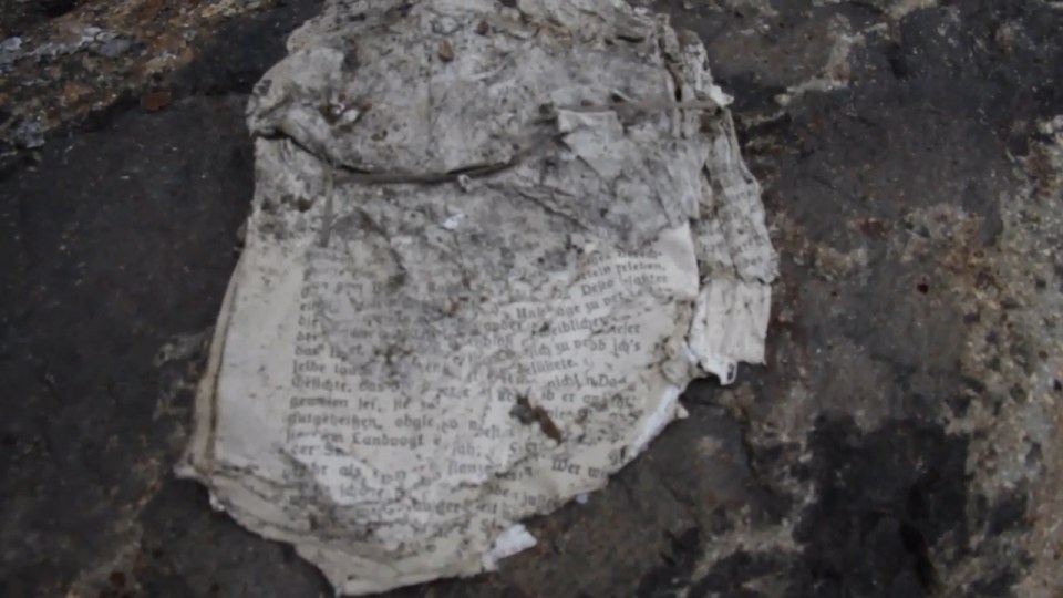  Remarkably well-preserved documents were also found at the site