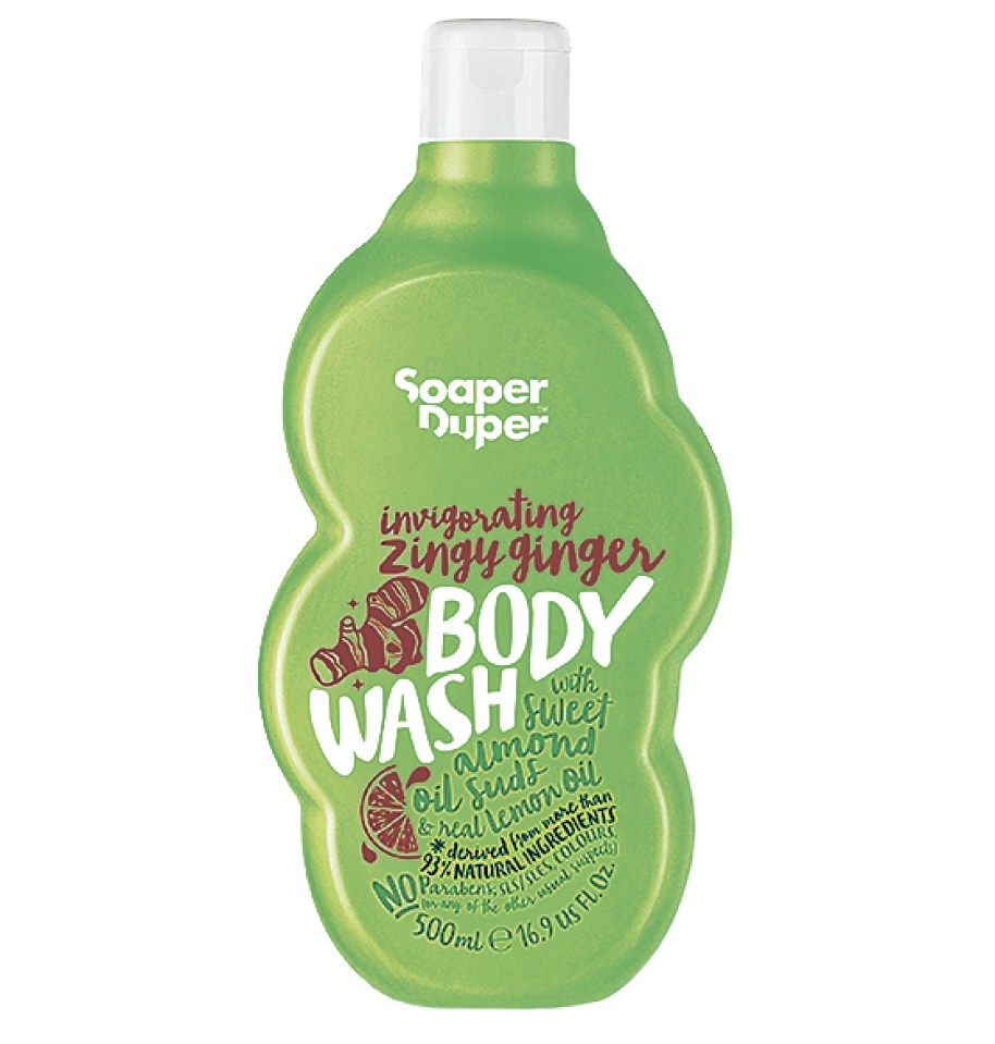  Soaper Duper Invigorating Zingy Ginger Body Wash, £7.50