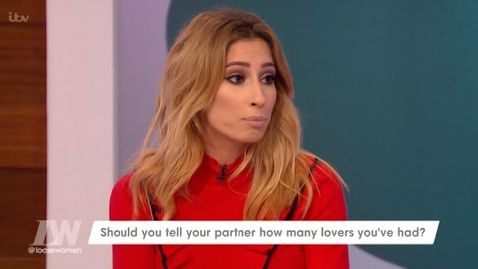  Stacey revealed she’d contracted HPV from a former boyfriend