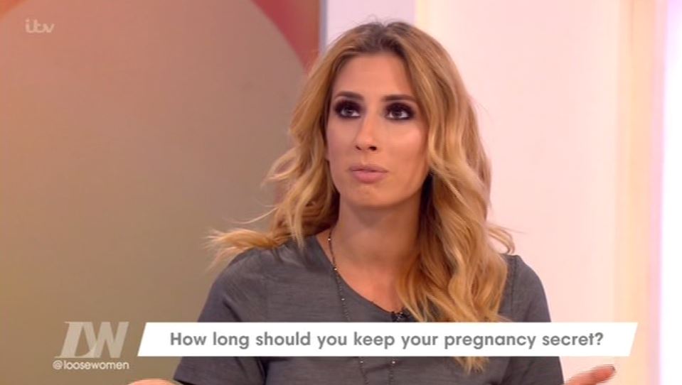  Stacey Solomon has opened up about the time she went to an abortion clinic on Loose Women