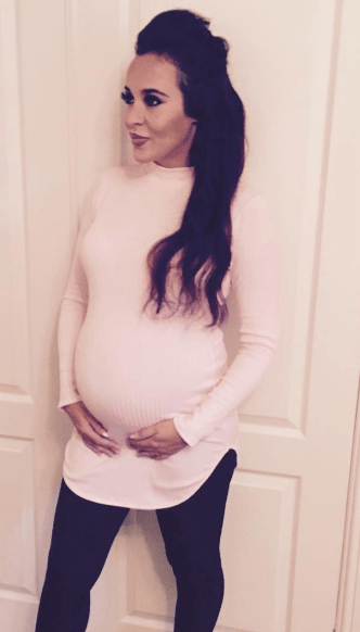  The actress is just weeks away from giving birth to her first child