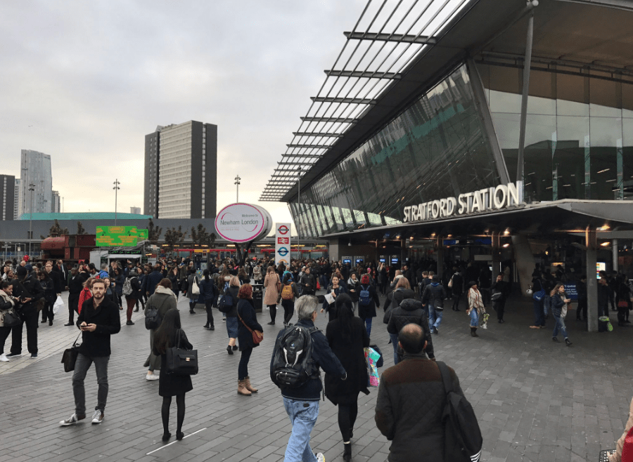  Stratford station has been evacuated after a fire alarm went off this morning