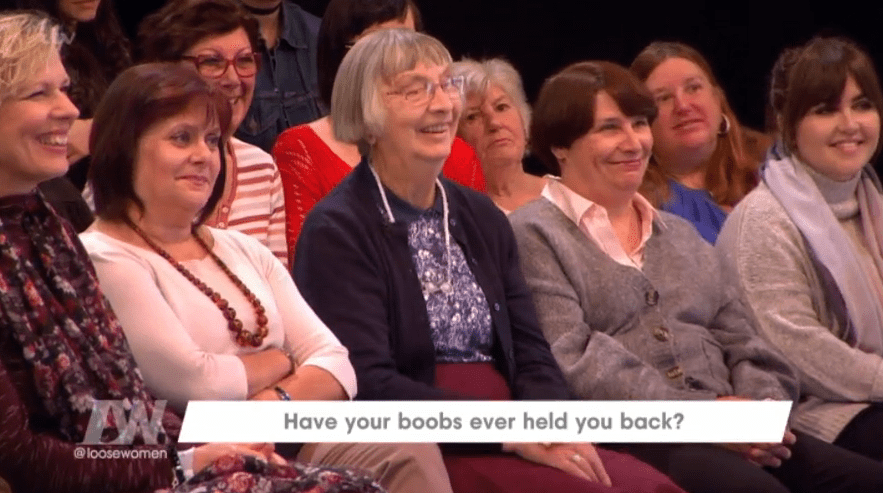  Stacey pointed her gran out in the audience