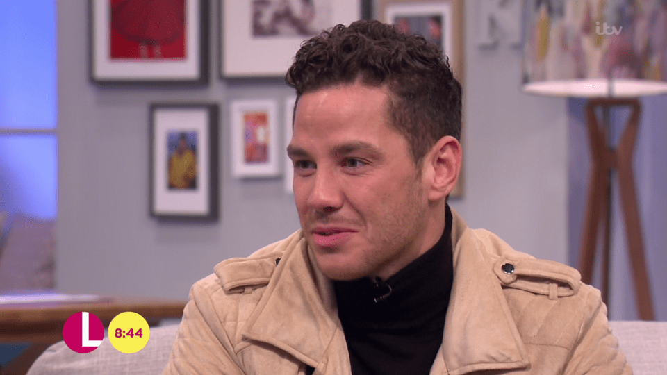  Adam Thomas' twin brother Scott appeared on Lorraine to talk about his brother